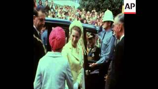 SYND 14/03/1970 BRITISH ROYALS ARRIVE