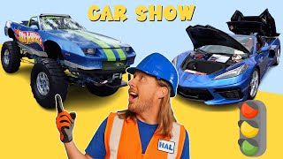 Awesome Cars and Trucks | Handyman Hal explore a Car Show for Kids
