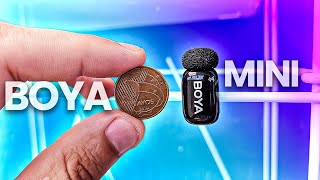 New Boya Mini - Smallest Wireless Microphone! How did they do it? It's amazing!!