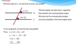 Corresponding angles converse postulate