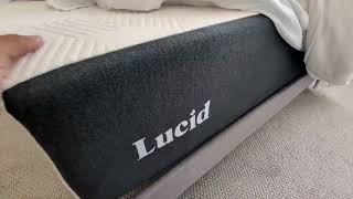 LUCID 12 Inch Memory Foam Mattress   Medium Feel   Memory Foam Infused Review