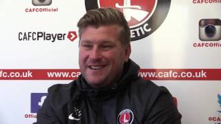 Karl Robinson relishing his first match in charge of Charlton