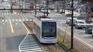 [HD]豊橋鉄道 市内線(東田本線)T1000形(T1001A編成)映像集!!