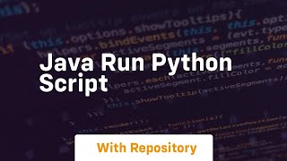 java run python script