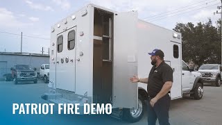 Frazer Unit Tour | Patriot Fire Demo Unit