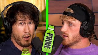 MARKIPLIER THREATENS TO SPIT PRIME IN LOGAN PAUL'S FACE!