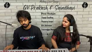 GV Prakash & Saindhavi Songs || Love Songs||Music360_Official #love #tamil #music #lovesong