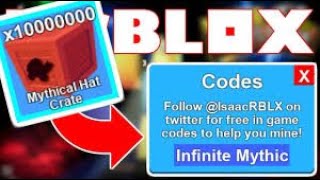 All Mining Simulator Codes Legendary Hat Skin Egg Codes Roblox - codes for roblox mining simulator new