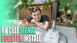 RV Cell Signal Booster Install - SolidRF RV Pro Cellular 4G LTE Amplifier