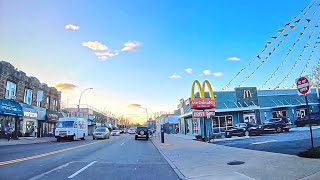 NYC Driving on Metropolitan Ave, Queens/Brooklyn, New York City