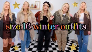 HOT GIRL WINTER outfit ideas (size 16!) warm & cozy ❄️