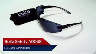 Lentes De Seguridad Cobra Obscuros Anti Empaño - Bolle Safety 40038