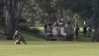 ADFA cadets demonstrate a section attack