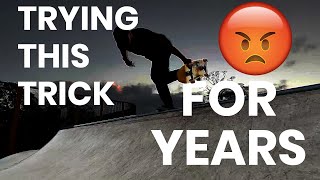 THIS TRICK SCARES ME (GoPro Hero 9 Skateboarding)