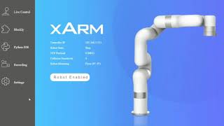 xArm Input Signal-Offline Task