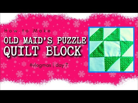 Old Maid S Puzzle Quilt Block Tutorial Diy Joy
