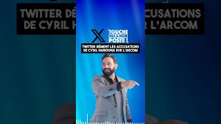 TPMP : Twitter dément les accusations de Cyril Hanouna sur l'Arcom dans Touche pas a mon poste !