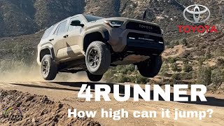 2025 Toyota 4Runner TRD Pro, how high can it jump?