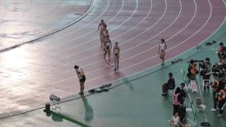 H28　いわて国体　女子4x100mR　予選2組