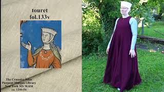 Day in Garden - A 13th Century Ladies Dress