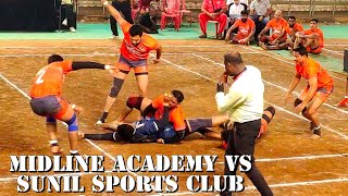 MIDLINE ACADEMY VS SUNIL SPORTS CLUB KABADDI MATCH AT GOOD MORNING SPORTS CLUB KABADDI TURNAMENT