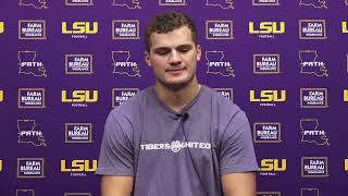 LSU TE Mason Taylor, Alabama game-week interview