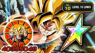 100% NEW LR SSJ GOKU, GOHAN \u0026 TRUNKS LEVEL 10 LINKS SHOWCASE!!! Dragon Ball Z Dokkan Battle