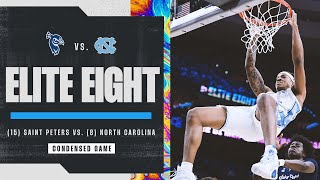 North Carolina vs. Saint Peter's - Elite Eight NCAA tournament extended highlights