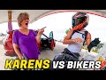 CRAZY KARENS vs BIKERS |  EPIC & CRAZY MOTORCYCLE MOMENTS 2024 #29