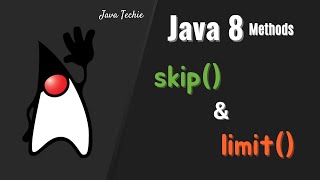 Java 8 Stream | Skip() and Limit() Methods With Realtime Example | JavaTechie