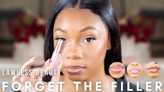 Lawless Beauty Forget The Filler Try On | Fuller Lips Secret Revealed!