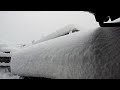 ウェザーリポート動画0211「大雪、積雪85cm…」＠鳥取市 自室の窓の外 　8時11分頃