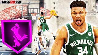 This 6’11 GIANNIS ANTETOKOUNMPO Build is UNSTOPPABLE in NBA 2K24! BEST BIG MAN BUILD 2K24!