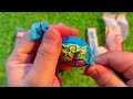 satisfying unboxing asmr giant mystery candy box packed with popular chocolate rainbow lollipops