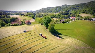 Raking and Lifting Grass for Silage | 1st cut 2020 | Grass Silage on a Small Dairy Farm