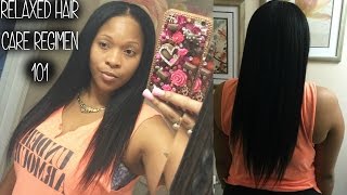 Relaxed Hair Care Regimen 101: Grow Long Healthy Hair Fast