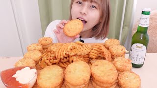 【大食い】[咀嚼音] サクサクのフライドポテト1.5kg [業務スーパー]