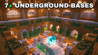 7 Underground Bases for Survival Minecraft 1.21