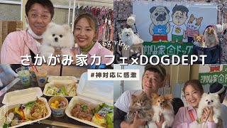 【さかがみ家カフェ】モアはじめて坂上忍さんとご対面！DOGDEPTコラボカフェ