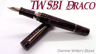 TWSBI Draco / Diamine Writer's Blood / Fountain Pen Review