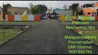 CMDA Approved Plots at Malayambakkam Poonamallee Outer Ring road chennai