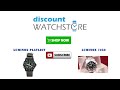 luminox 8826.mi mens land recon point strap black dial green nylon strap dive watch review video