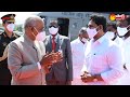 AP CM YS Jagan Grand Welcome To President Ram Nath Kovind | President Chittoor Tour | Sakshi TV