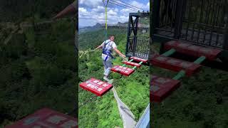 So fun for bungee jumping trampoline and extreme sports #shorts #viralvideo #viralshorts #viral