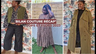 Bilan couture récap 2023 - Mes tops et flops de l'année