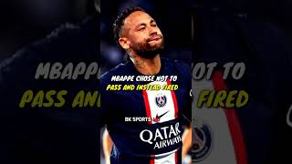 Neymar shouted at SELFISH Mbappe for Not passing ball vs Juventus.#ucl