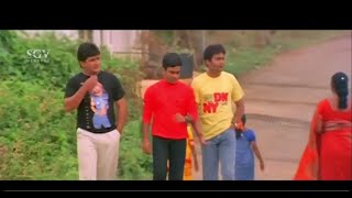 Sharan and Friends Searching Room For First Night | Comedy Scene | Baithare Baithare Kannada Movie