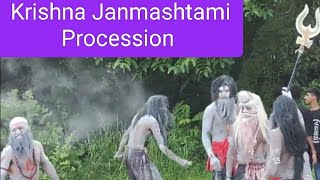 mosaru kudike procession punaroor| krishna janmashtami|nandi friends punarooru #agori #yakshagana