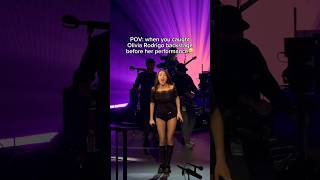 When Olivia Rodrigo Noticed You Backstage Celebrity