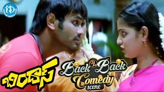 Bindaas Movie Back To Back Comedy Scenes || Manchu Manoj || Brahmanandam || Sunil